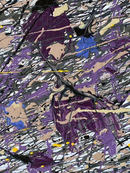 Dry Flowers on the Snow