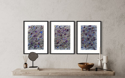 Dry Flowers on the Snow